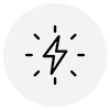 Rapid heat icon for HeatMePro ceramic heater